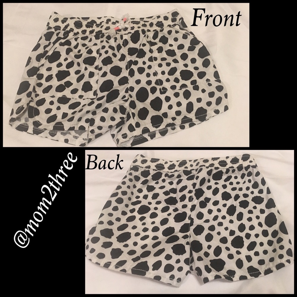 Okie dokie cow print shorts